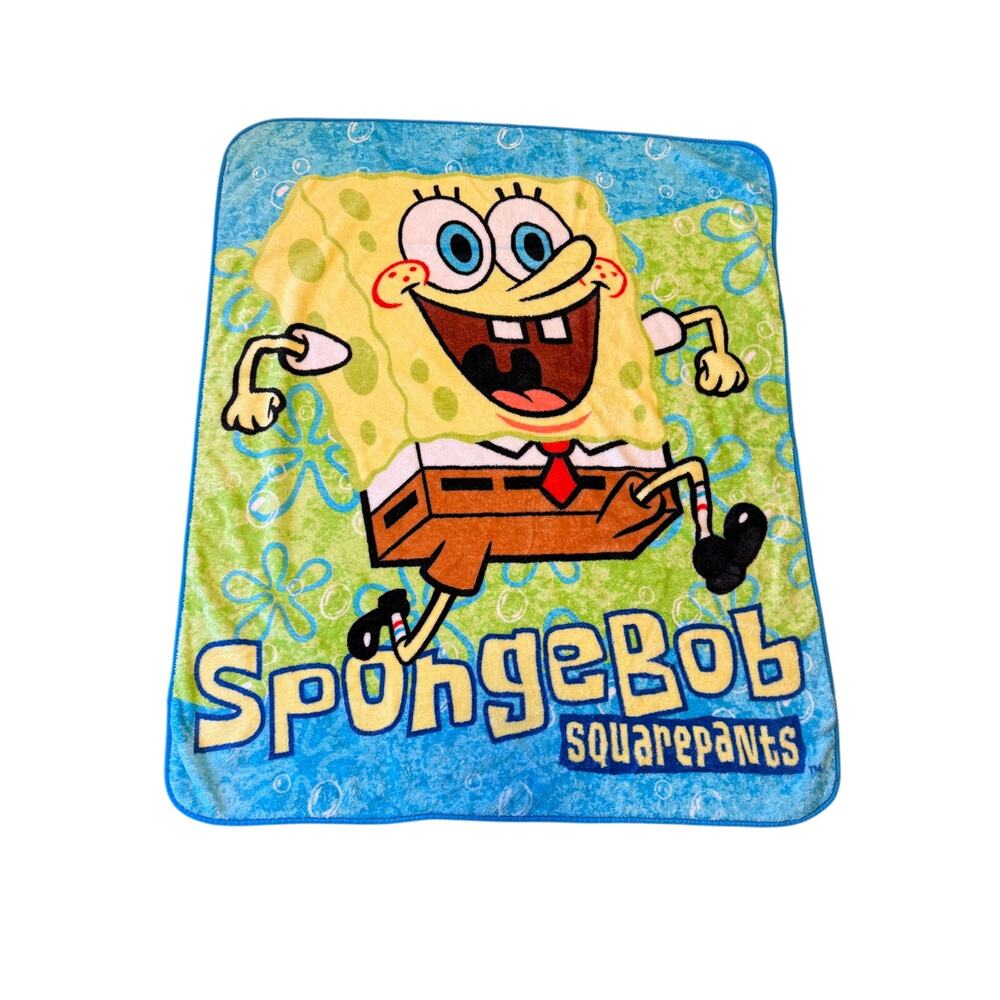 2007 Spongebob Squarepants Fleece Blanket